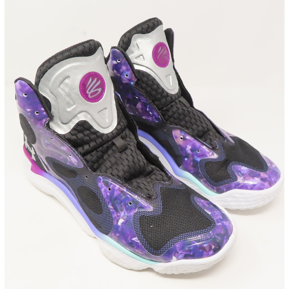 Under Armour Tuff Crowd x Curry Spawn FloTro Shoes 3026842-500 Size 16 Purple